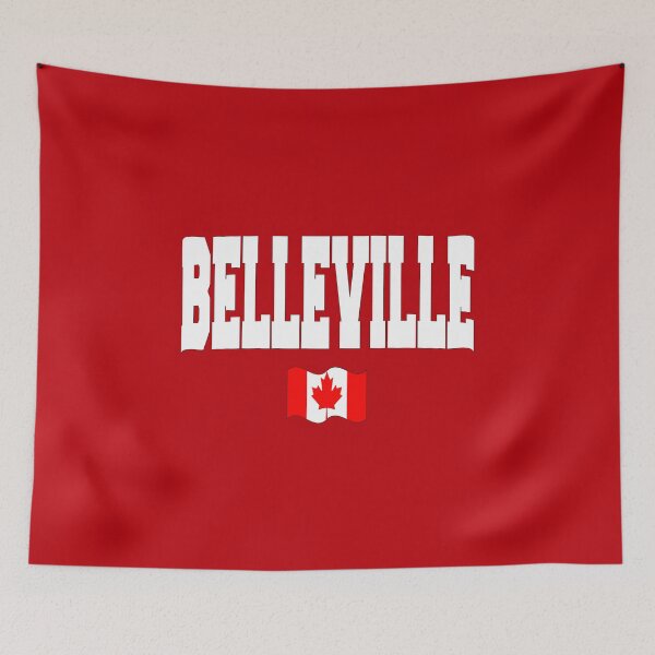 Item preview, Belleville with Canadian flag designed and sold by AllShirts21.