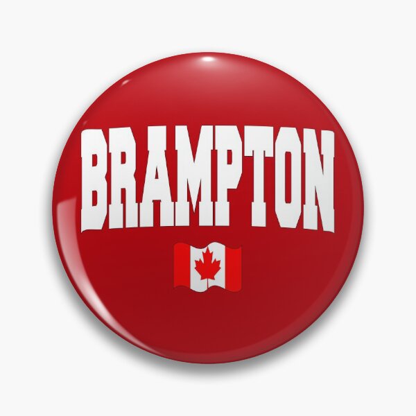 Item preview, Brampton with Canadian flag designed and sold by AllShirts21.