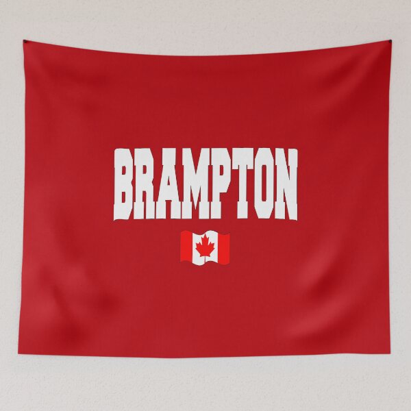 Item preview, Brampton with Canadian flag designed and sold by AllShirts21.