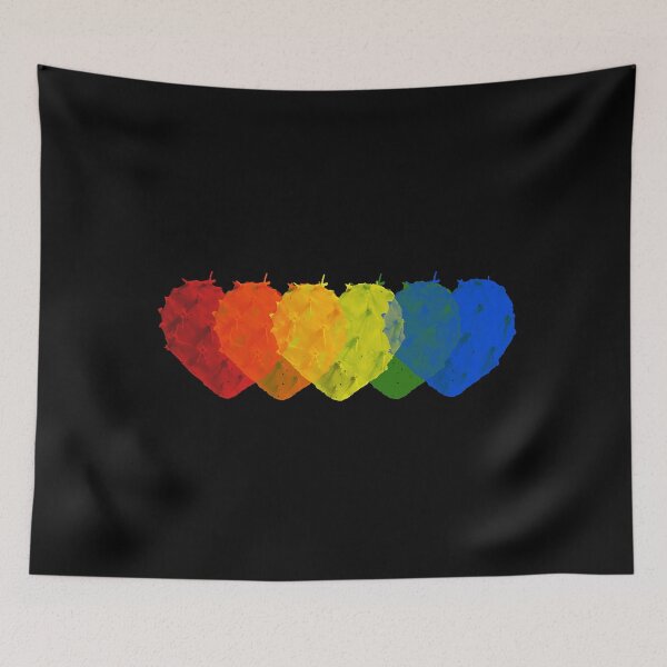 Item preview, heart cactus lgbtq pride flag  designed and sold by commondreamer.