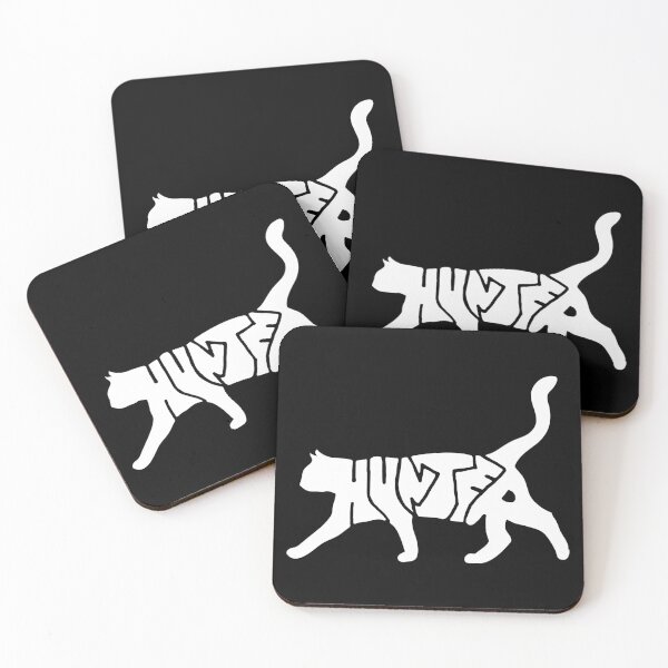 Item preview, White Cat - Hunter Typography designed and sold by SPAZE-Typo.