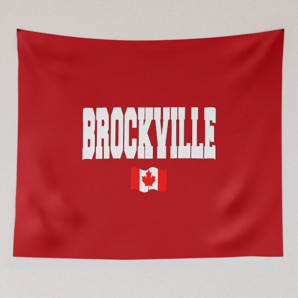 Item preview, Brockville with Canadian flag designed and sold by AllShirts21.