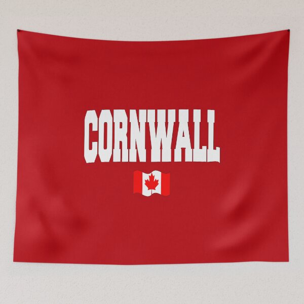 Item preview, Cornwall with Canadian flag designed and sold by AllShirts21.