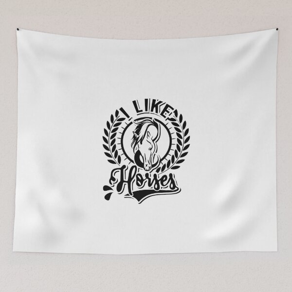 Item preview, I like horses! designed and sold by Cutebutfunny.