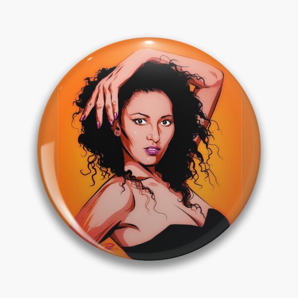 Item preview, Pam Grier - An illustration by Paul Cemmick designed and sold by TIGERDAVER.