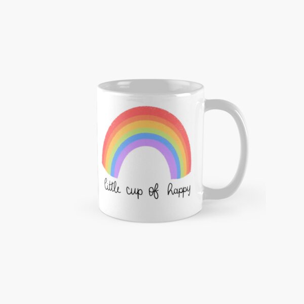 Little Cup of Happy Rainbow Classic Mug