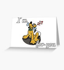 I'm Goofy For You Greeting Card