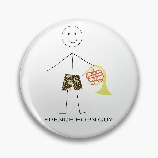 Item preview, Funny Mens French Horn Guy designed and sold by whyitsme.