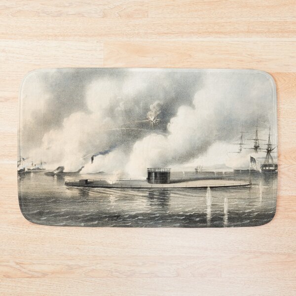 Item preview, Battle of Hampton Roads - Monitor and Merrimack - 1862 designed and sold by warishellstore.