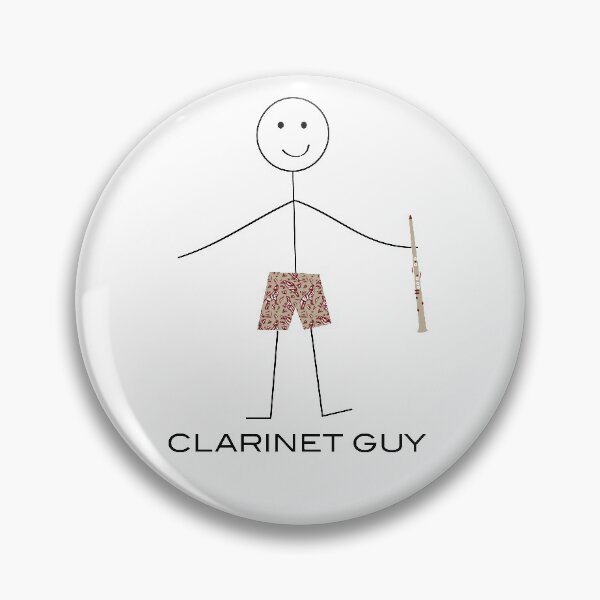 Item preview, Funny Mens Clarinet Guy designed and sold by whyitsme.