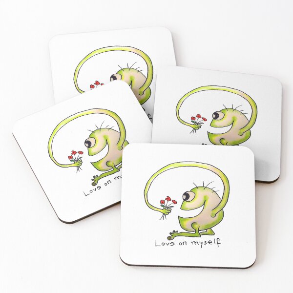 Item preview, "Love On Myself" Funny alien monster designed and sold by Canvasvendetta.