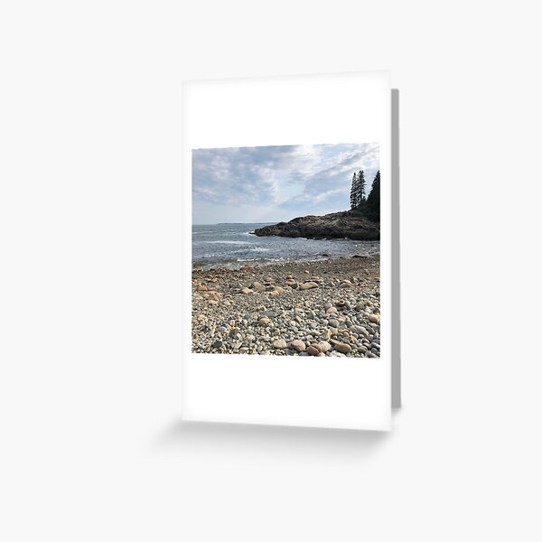 Little Beach in Maine Greeting Card