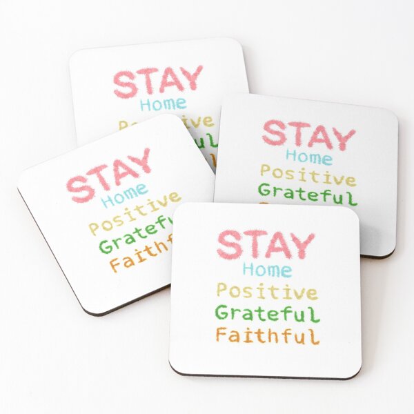 Item preview, Stay home positive grateful faithful  designed and sold by Imanitasong.