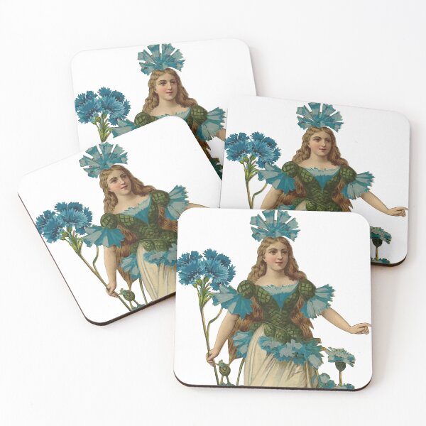Item preview, Vintage Cherub Fairy in Garden Edit designed and sold by digitalvintage.