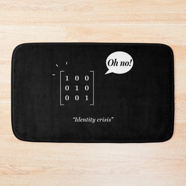 Item preview, Identity crisis (white lines, with text) designed and sold by visualizards.