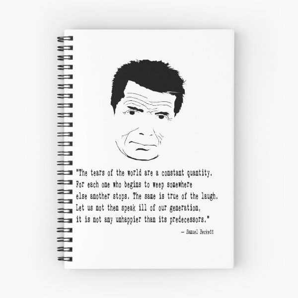 Item preview, Samuel Beckett Quote designed and sold by The Dead  Writers Circle.