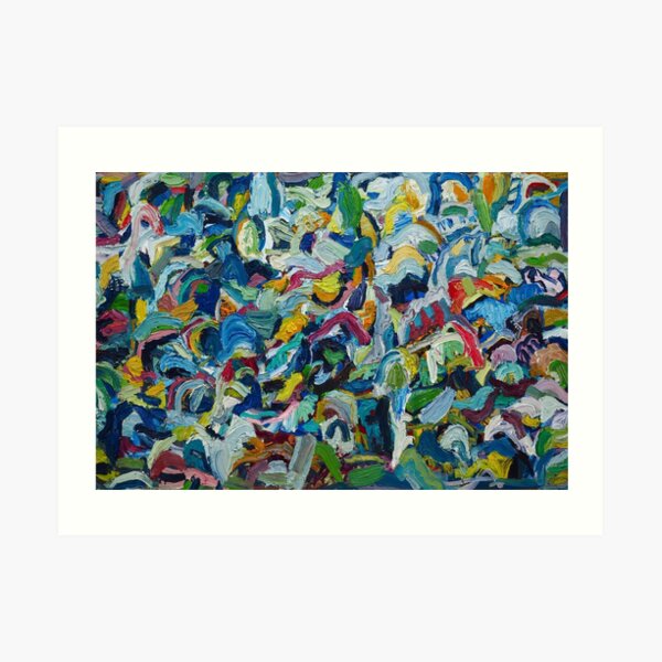 abstract landscape Art Print