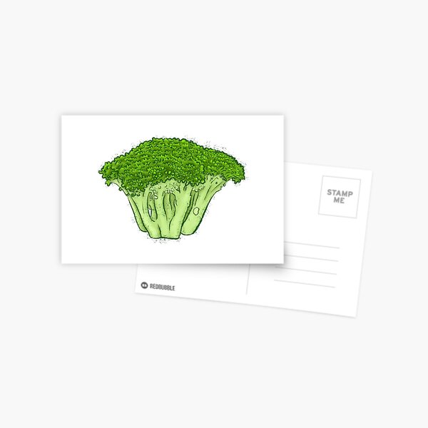 Yes to Broccoli Postcard