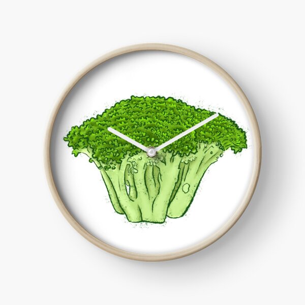 Yes to Broccoli Clock