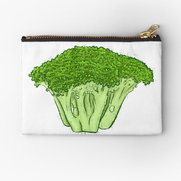 Yes to Broccoli Zipper Pouch
