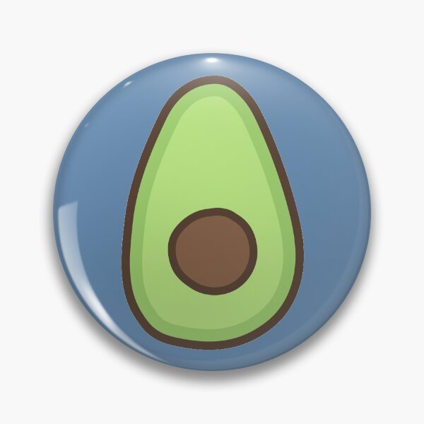 Item preview, Avocado Pattern (blue) designed and sold by Design Minds Boutique.