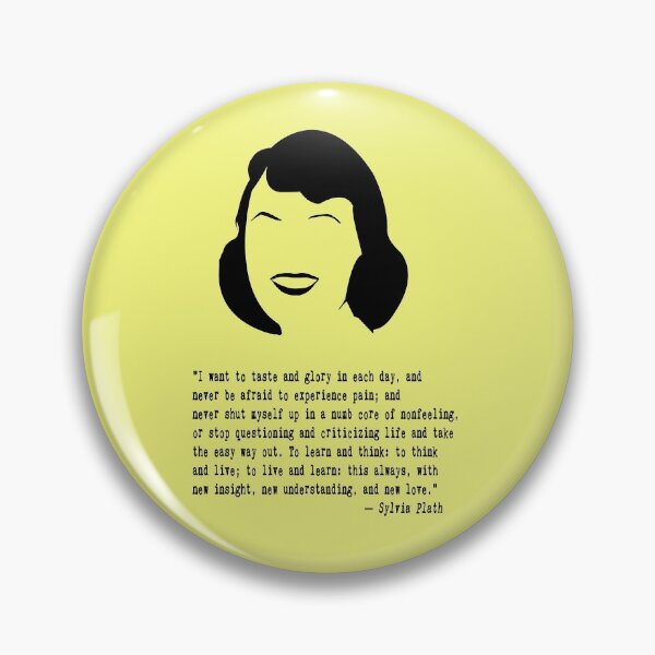 Item preview, Sylvia Plath Quote designed and sold by The Dead  Writers Circle.