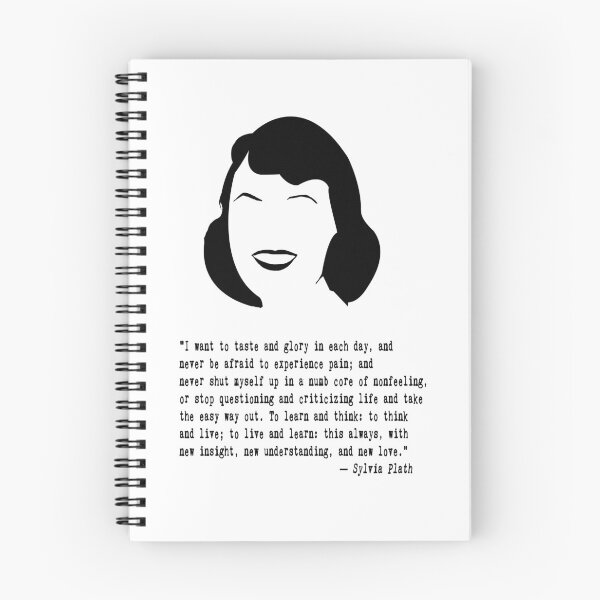 Item preview, Sylvia Plath Quote designed and sold by The Dead  Writers Circle.
