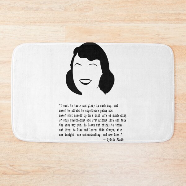 Item preview, Sylvia Plath Quote designed and sold by The Dead  Writers Circle.