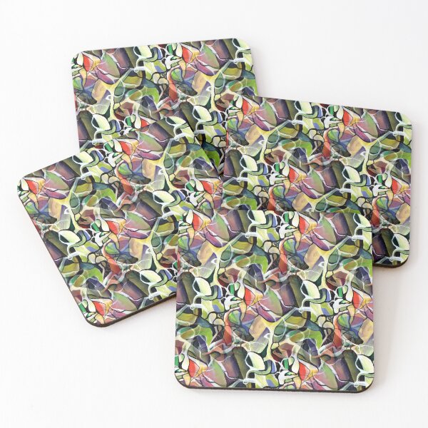 Item preview, Watercolor Abstract Dynamic Maximalism in Prominent Shape  designed and sold by Nisuris.