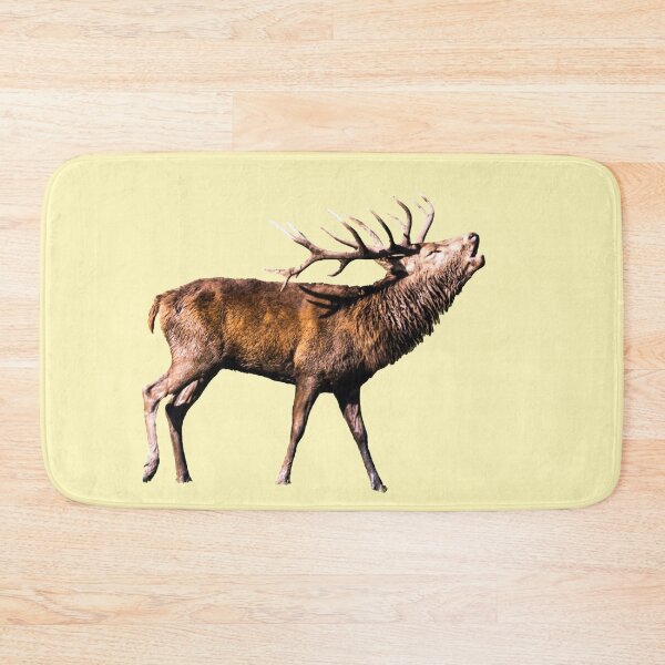 Item preview, roaring deer gift idea photo designed and sold by Katja LebenFreude.