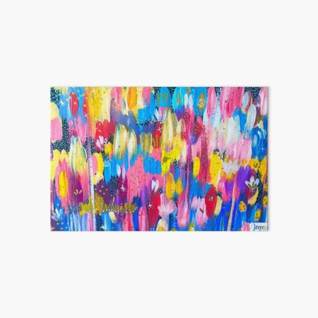 Vibrant Abstract Painting Art Board Print