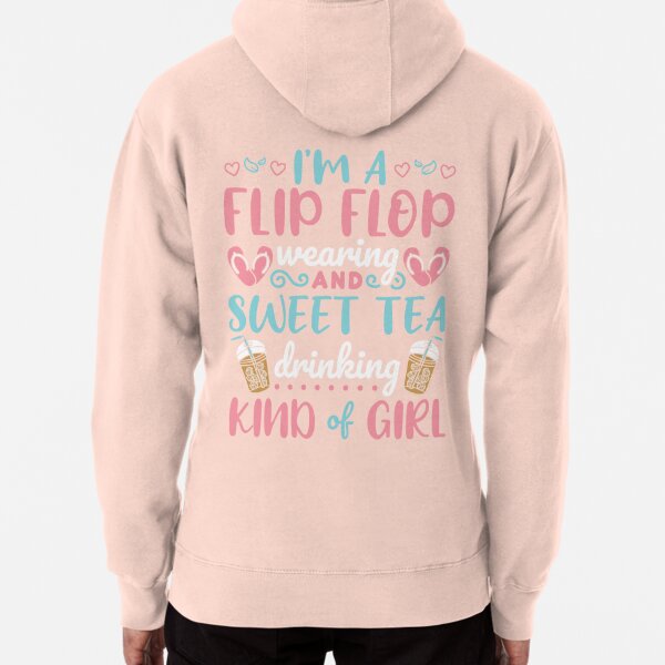 I'm A Flip Flop Wearing and Sweet Tea Drinking Kind of Girl Baby One-Piece  for Sale by jaygo