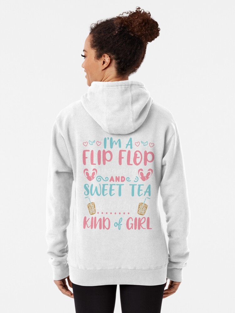 I'm A Flip Flop Wearing and Sweet Tea Drinking Kind of Girl Baby One-Piece  for Sale by jaygo