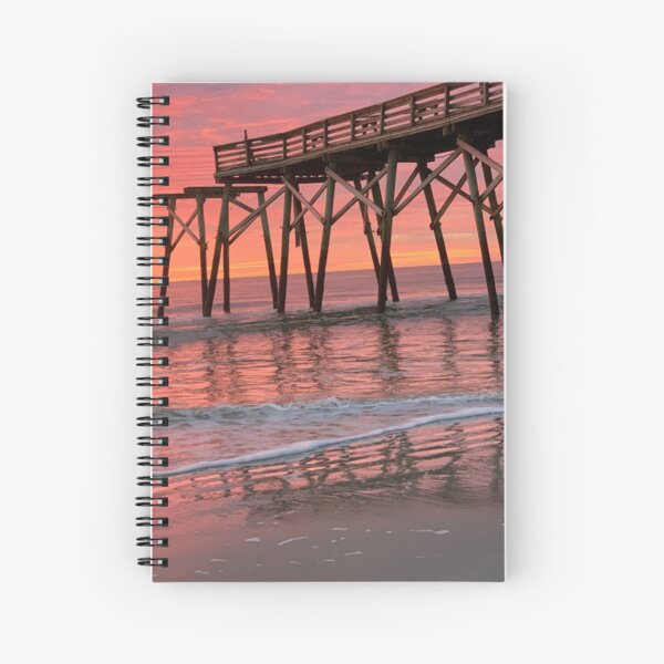 Pier at Sunrise Spiral Notebook