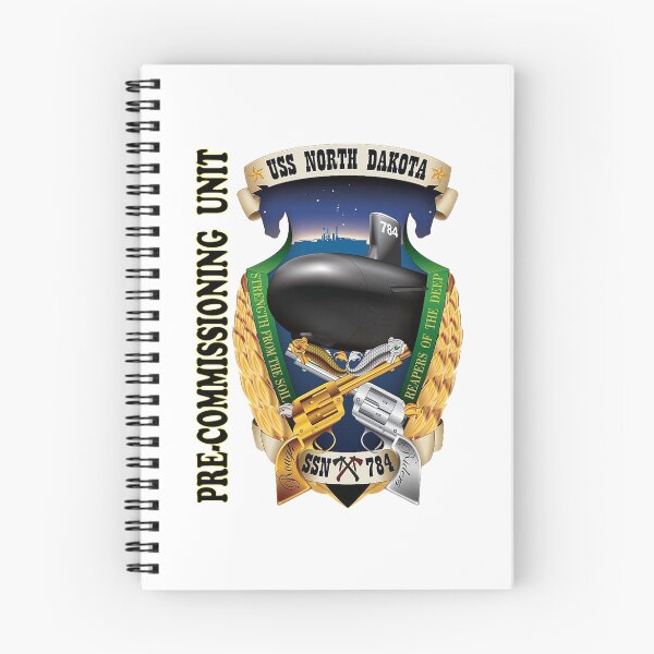 Item preview, SSN-784 USS North Dakota Pre-commissioning Unit Crest designed and sold by Nikki SpaceStuffPlus.