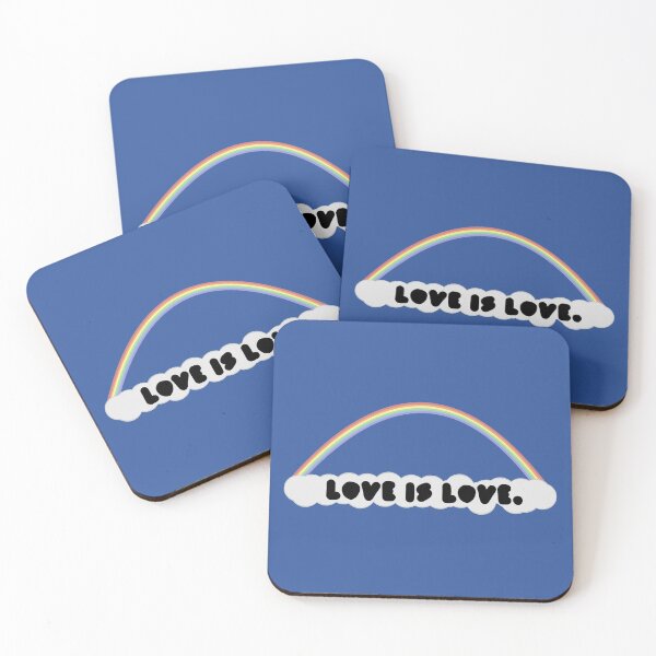 Item preview, Rainbow Positivity: Love (Black Text)  designed and sold by SimplyPride.
