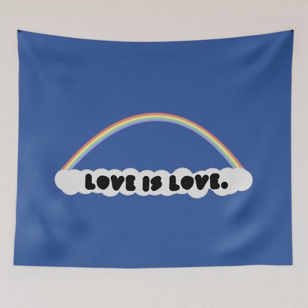 Item preview, Rainbow Positivity: Love (Black Text)  designed and sold by SimplyPride.