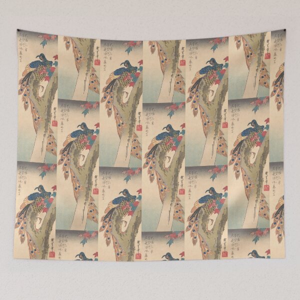 Item preview, A Peacock Perched on a Maple Tree designed and sold by Tizeru.