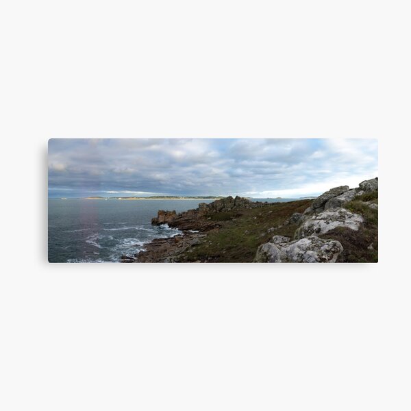 The view from St Marys towards Tresco, The Isles of Scilly Canvas Print