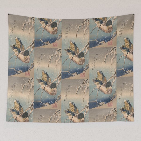 Item preview, A Wild Duck near a Snow-loading Shore designed and sold by Tizeru.