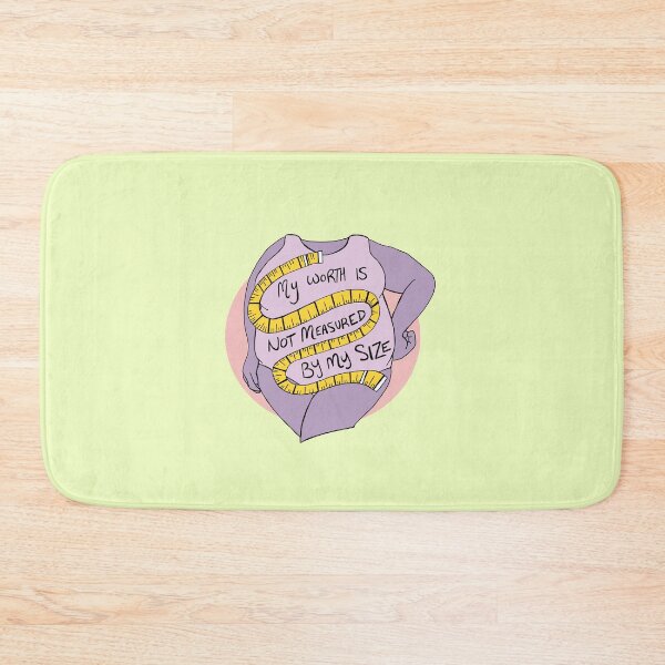 Item preview, My Worth Is Not Measured By My Size (#1) designed and sold by Melissa Kleynowski.