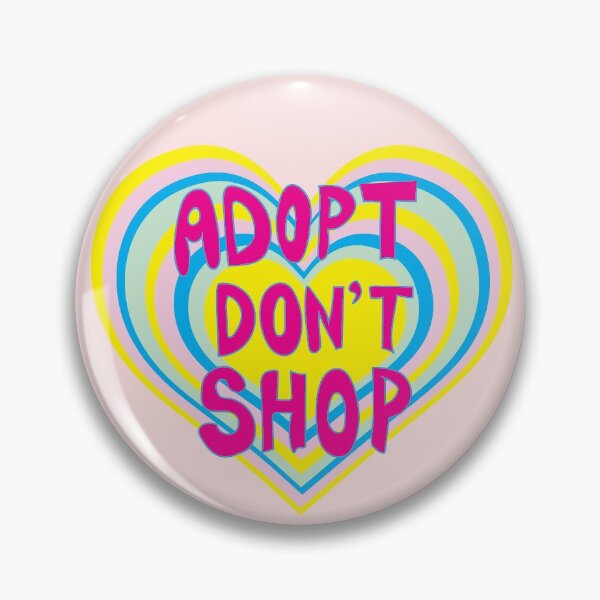 Item preview, Adopt Don't Shop Heart designed and sold by Lauren Langele.