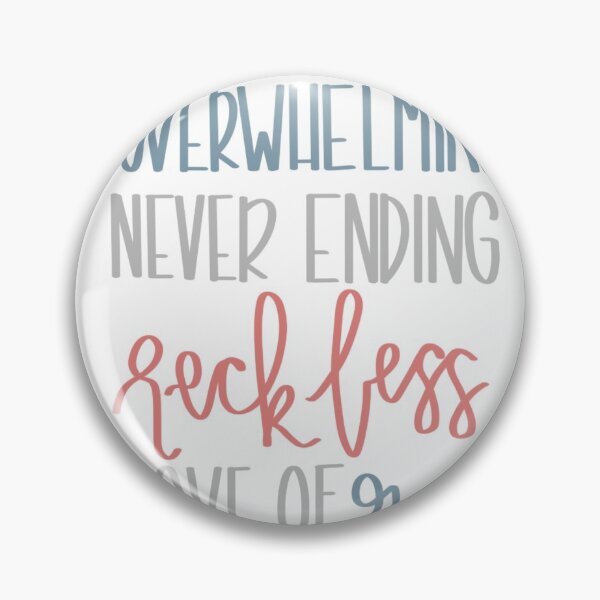 Item preview, Reckless Love sticker designed and sold by katiedee.