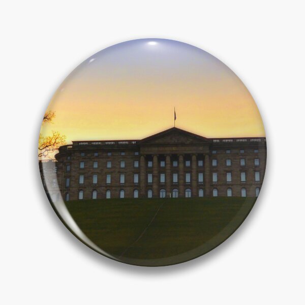 Item preview, Bergpark Wilhelmshöhe - Wilhelmshöhe Palace in the evening designed and sold by harietteh.