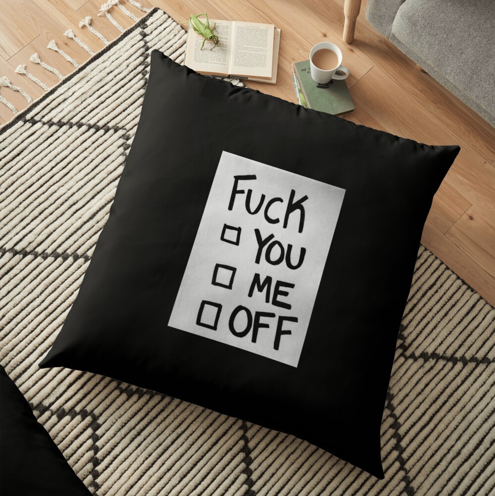 Forget About It Floor Pillow