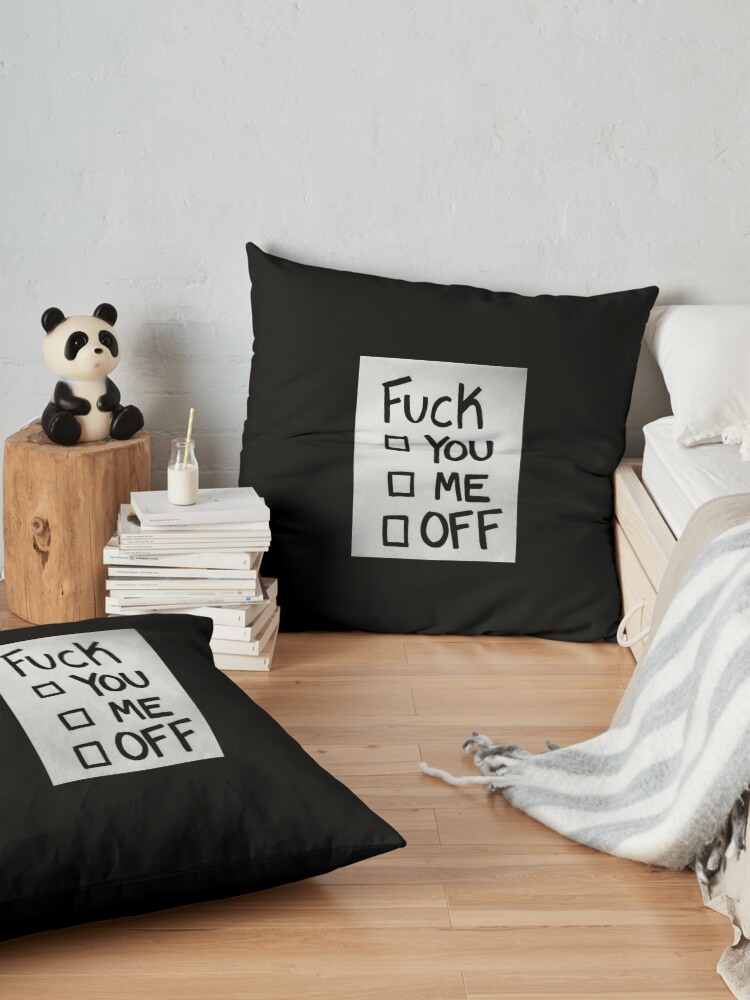 Alternate view of Forget About It Floor Pillow