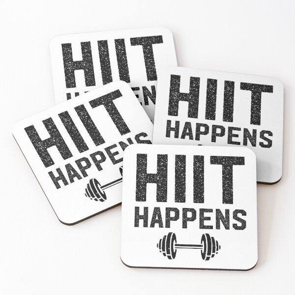 Item preview, HIIT Happens Workout Fitness Artwork/Design designed and sold by xcsdesign.