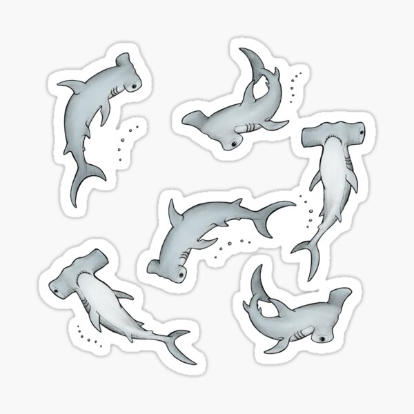 Silly Stickers Hammerhead Shark - Rambunctious Edition Sticker