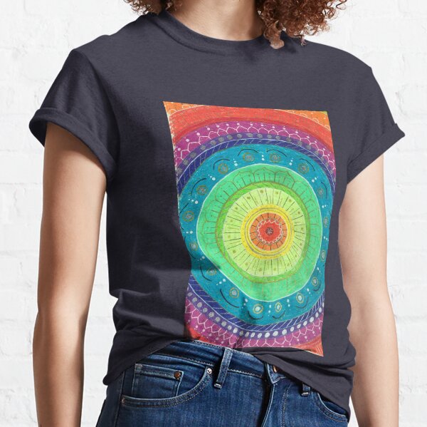 Rainbow Mandala Classic T-Shirt
