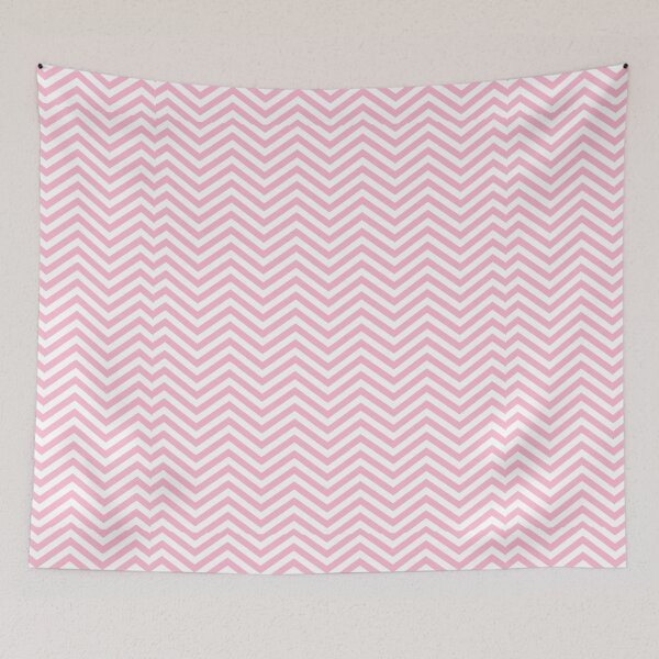 Item preview, Simple Pink and White Chevron Pattern designed and sold by SqueakyRicardo.